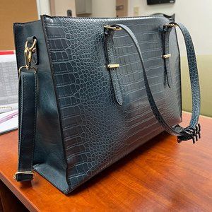 NWOT Lubardy Laptop Bag for Women 15.6 inch Leather Classy Computer Briefcase